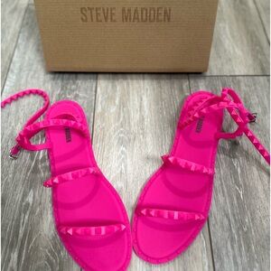 “Brand New” Steve Madden hot pink Jelly Sandals.